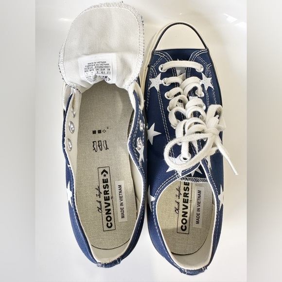 Converse Men’s Chuck 70 low Archival stars print - Picture 4 of 5